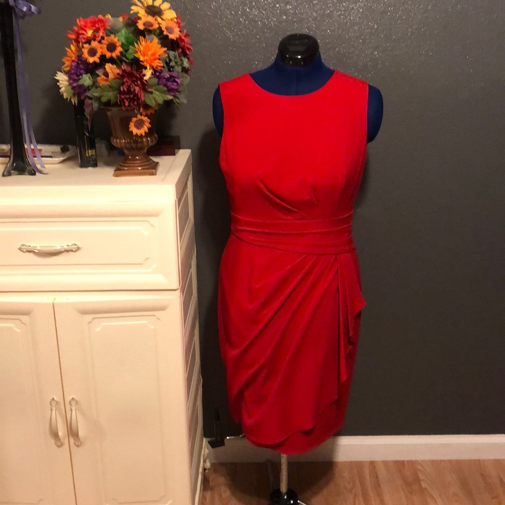 Sexy red Calvin Klein dress Women’s 10